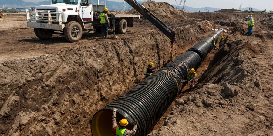 Illustrative image of Geotechnical drainage design in Baton Rouge