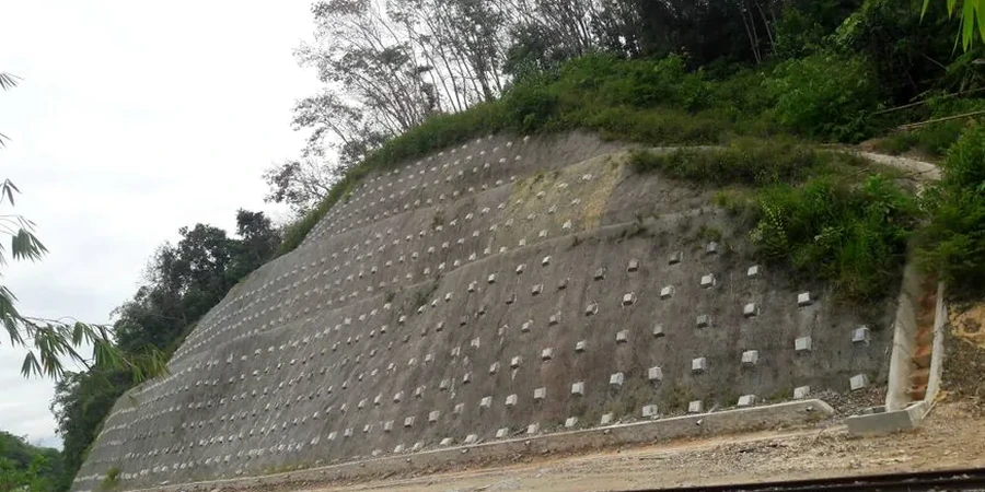Illustrative image of Slope stabilization design in Baton Rouge