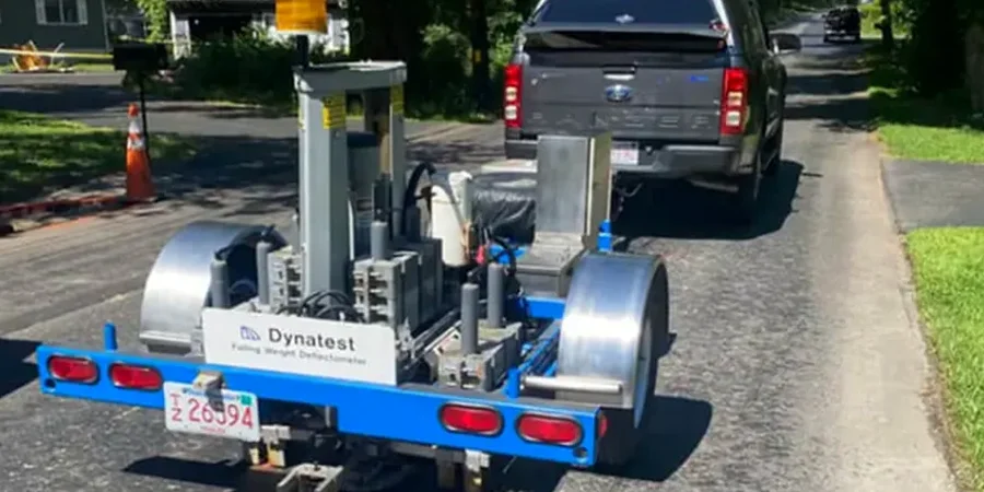 Illustrative image of Existing pavement evaluation in Baton Rouge