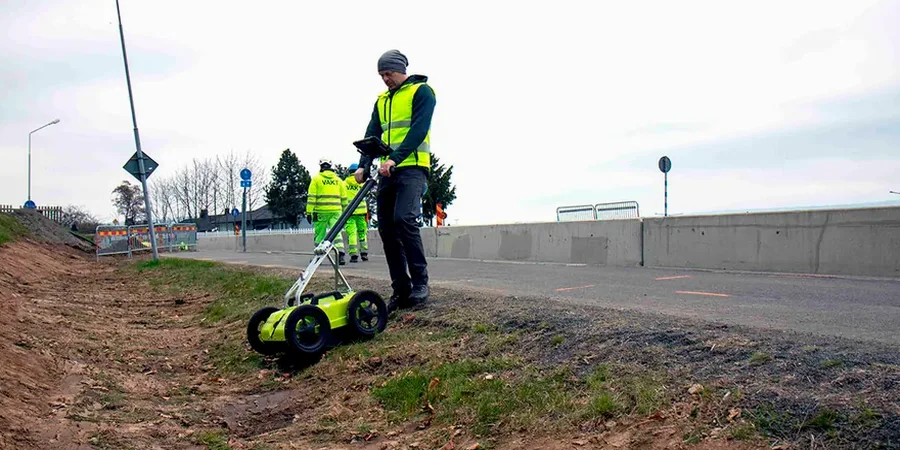 Illustrative image of GPR (Ground Penetrating Radar) survey in Baton Rouge