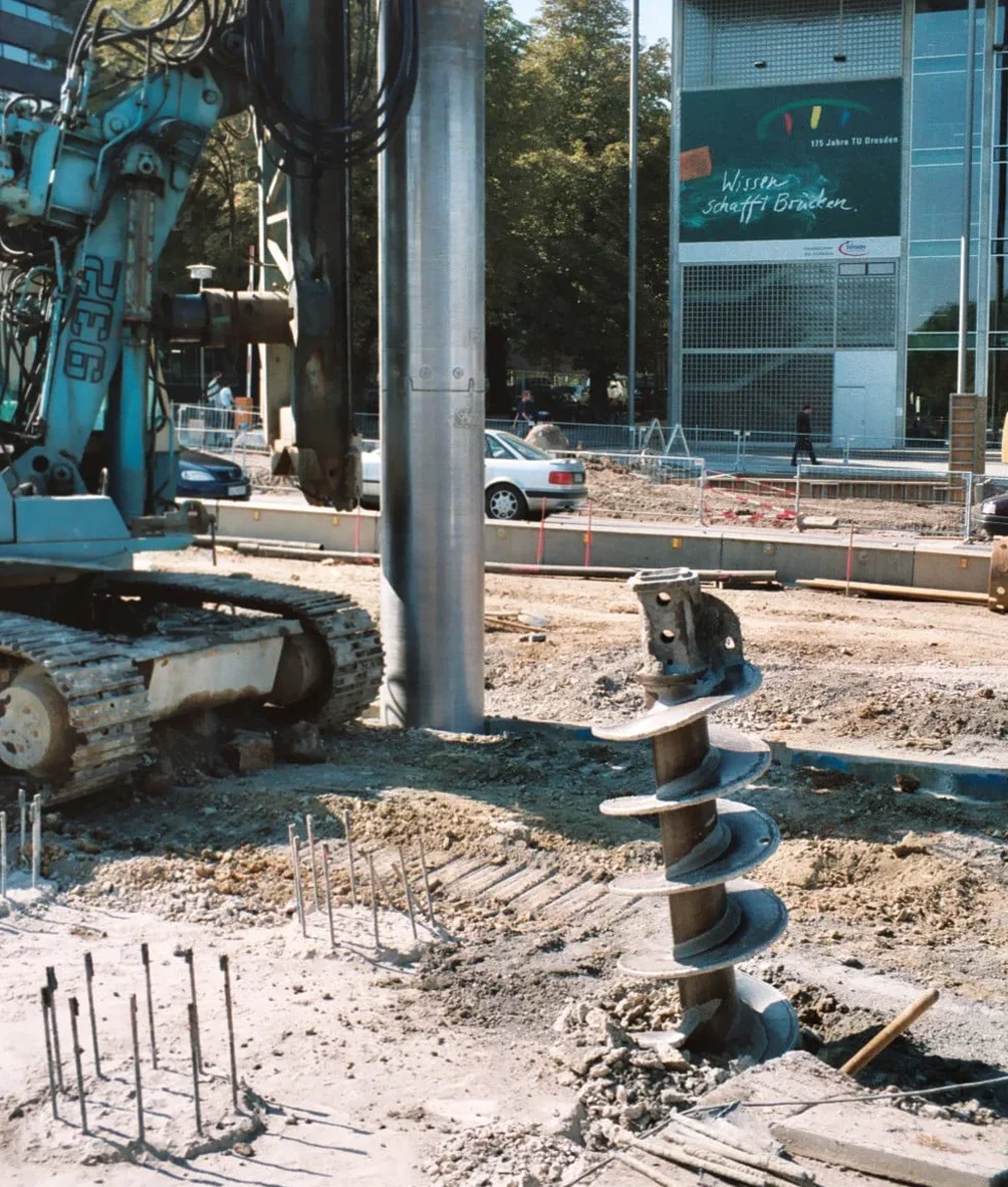 Illustrative image of Pile foundation design in Baton Rouge